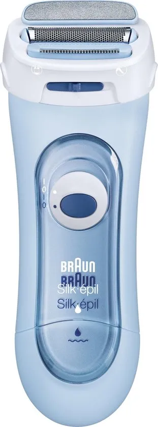 Braun Silk-épil Lady Shaver 5-160 Blauw - 3in1 Draadloos Wet and Dry Elektrisch Scheerapparaat, Trimmer En Scrub