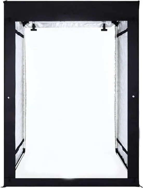 Bresser BR-PHT160 Opnametent - LED Verlichting - 120x80x160 - Softbox - Compact - Snel