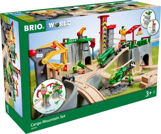 BRIO Cargo Mountain Set - 36010 - Treinbaan