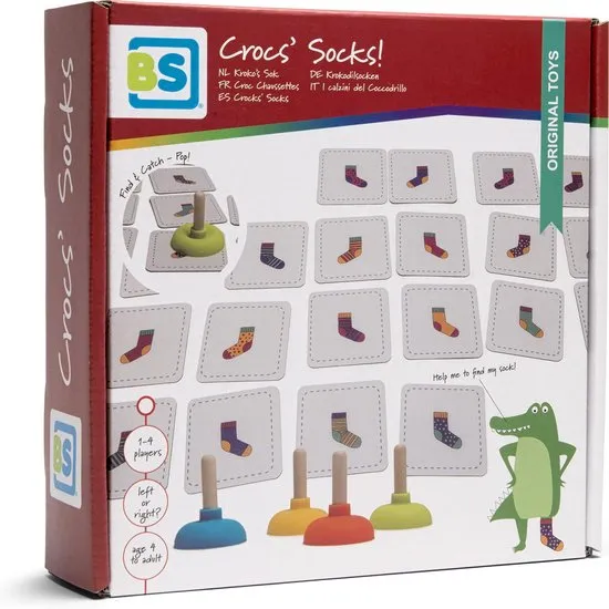 BS Toys Crocs' Socks - Kroko's Sokken - Memory Spel