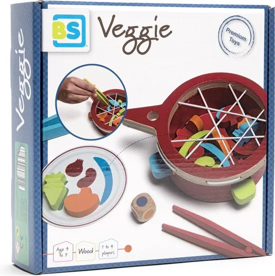 BS Toys Veggie - Groente pakken - Hout