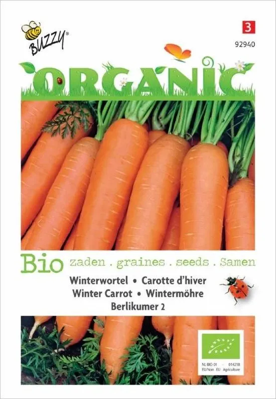 Buzzy® Organic Winterwortelen Berlikum 2 (BIO)
