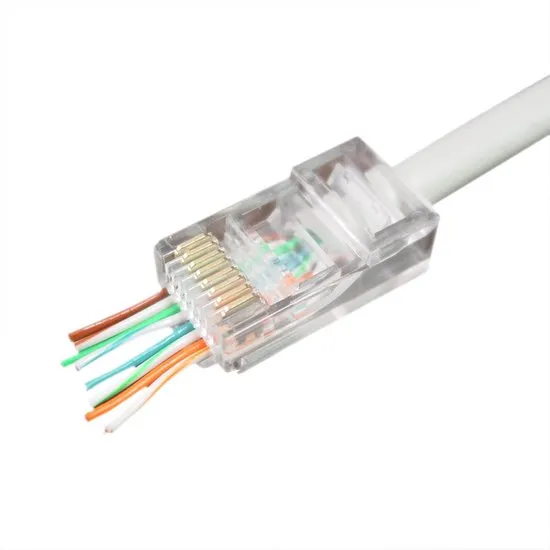 Cablexpert RJ45 krimp connectoren met doorsteekmontage voor U/UTP CAT6 netwerkkabel - 100 stuks