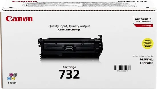 Canon 732Y - Tonercartridge / Geel