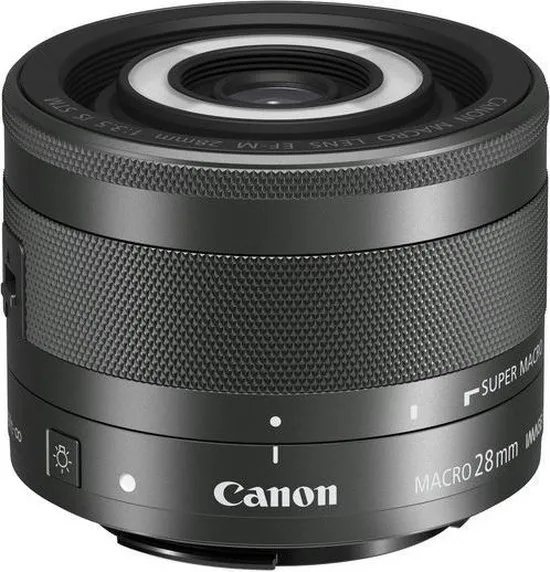 Canon EF-M 28mm f/3.5 IS STM Zwart