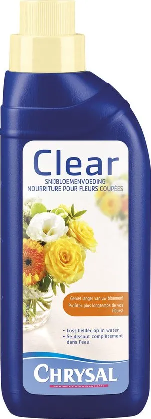 Chrysal Clear Snijbloemenvoeding - 500 ml