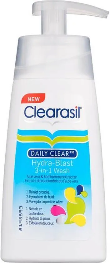Clearasil Daily Clear 3-in-1 Wash - 150 ml - Reinigingslotion