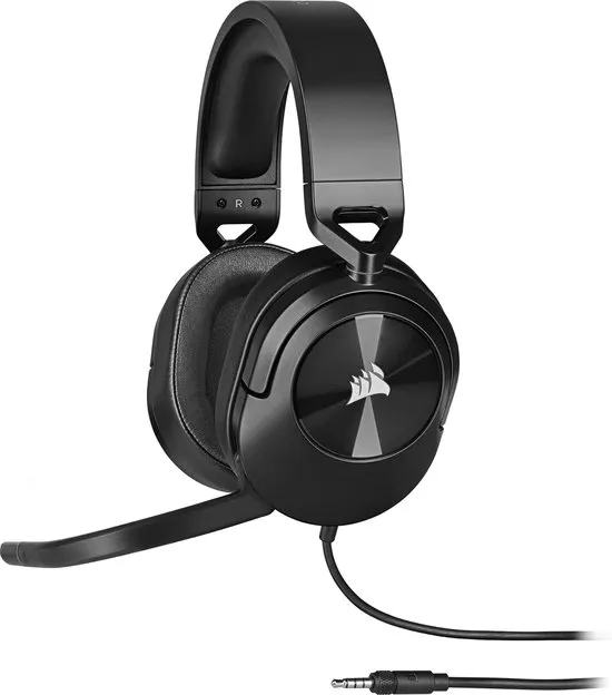 Corsair HS55 Stereo Gaming Headset - 3.5mm Jack - Carbon - PS5/PS4, Xbox Series X|S, PC, Mac, Nintendo Switch & Mobiel