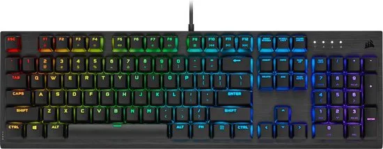 Corsair K60 RGB PRO Mechanisch Gaming Toetsenbord - CHERRY MX Low Profile SPEED - Zwart