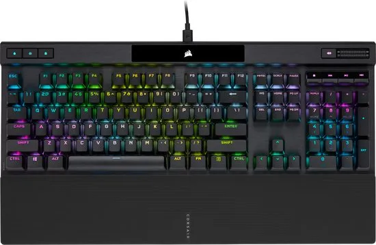 Corsair K70 PRO - Optisch-mechanisch Gamingtoetsenbord - US QWERTY - Zwart