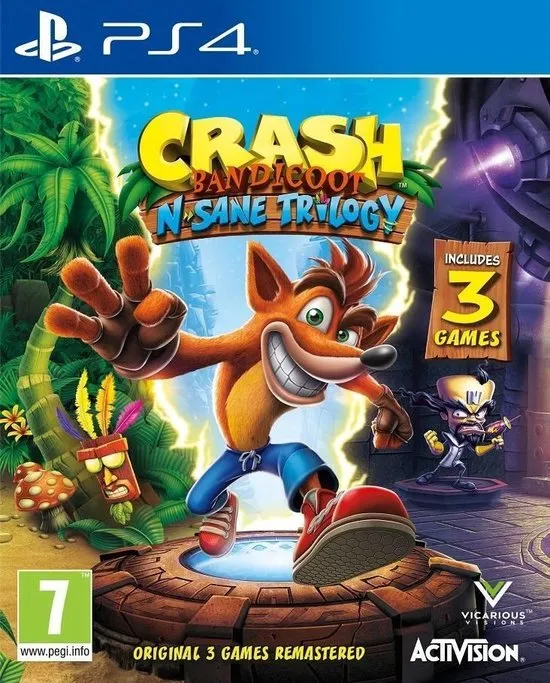 Crash Bandicoot N. Sane Trilogy + 2 bonus levels - PS4