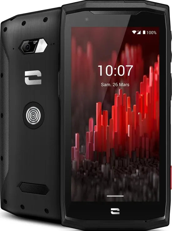 Crosscall CORE-M5 12,6 cm (4.95") Hybride Dual SIM 4G USB Type-C 3 GB 32 GB 4000 mAh Zwart