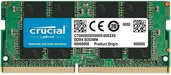 Crucial CT4G4SFS824A 4GB DDR4 SODIMM 2400MHz (1 x 4 GB)