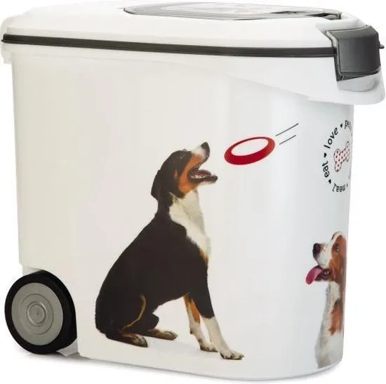 Curver - Voedselcontainer Hond - Wit - 35L - 12kg