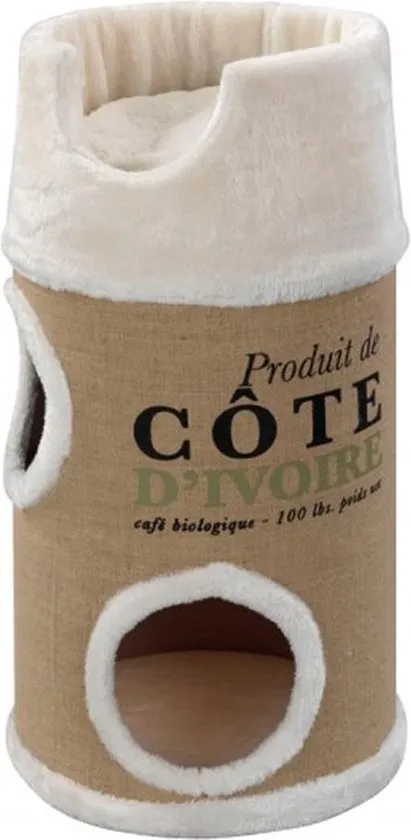 D&D Cote Ivoire - Krabton - Crème - 34 x 34 x 72 cm