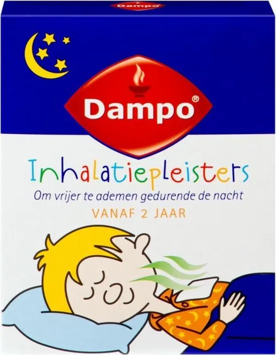 Dampo Kids Inhalatiepleister - Leuke Dierenvormpjes - 6 Pleisters