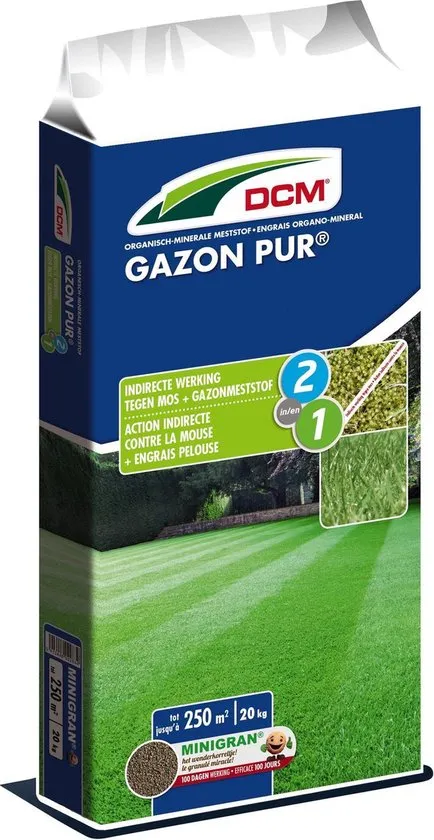 DCM Bemesting Gazon-pur tegen mos 20kg