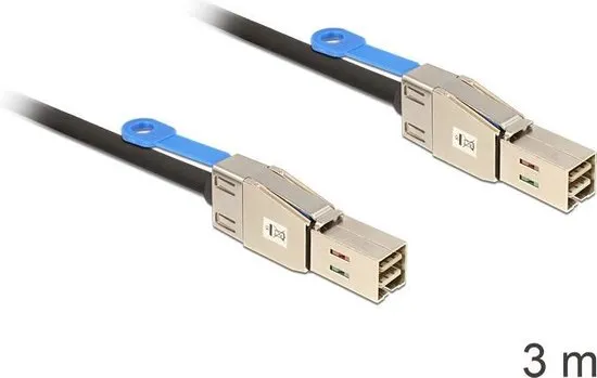 DeLOCK 83396 Serial Attached SCSI (SAS)-kabel 3 m