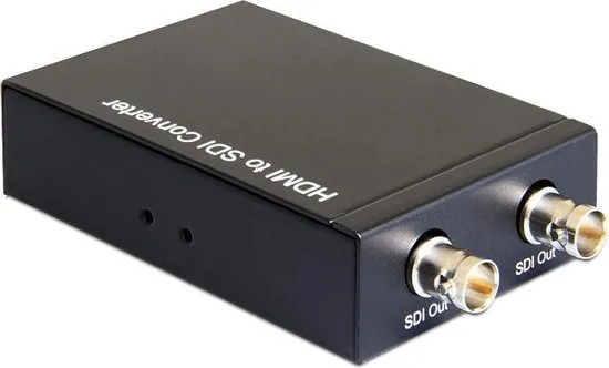 DeLOCK 93238 kabeladapter/verloopstukje HDMI-A 2 x BNC Zwart