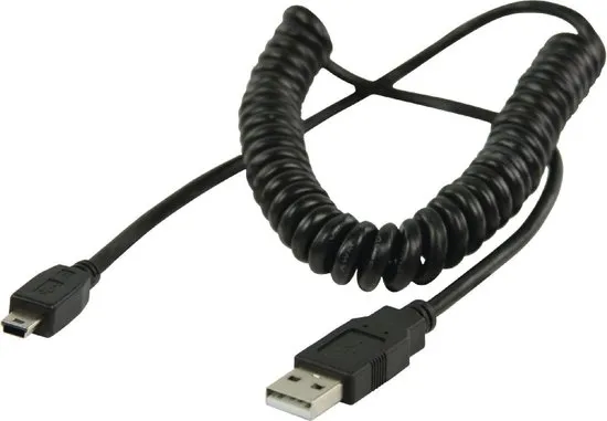 Delock USB 2.0 A Male naar USB 2.0 Mini Male - 0.6 m