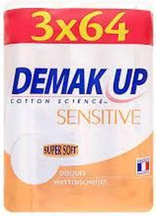 Demak'Up Sensitive Silk Reinigingsschijfjes 3-pack