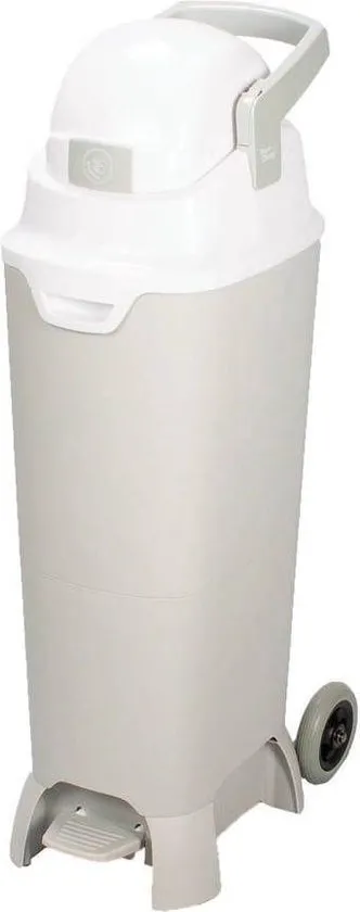 Diaper Champ One handsfree reukloze luieremmer met wieltjes