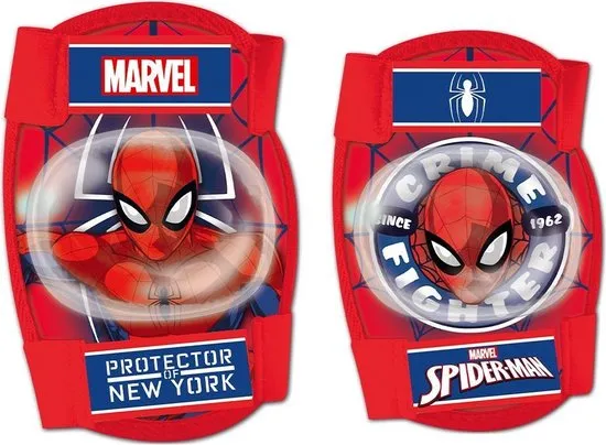 Disney Beschermset Spider-man Junior Foam Rood 4-delig Maat S
