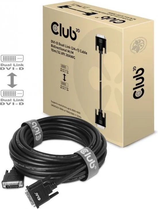 DISPLAYPORT 1.4 ACTIVE OPTICAL CABLE UNIDIRECTIONAL MALE / MALE 20 METERS/65.62FT .8K @60HZ