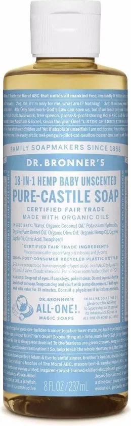 Dr. Bronner Magical Soap Baby Ongeparfumeerd 237ml