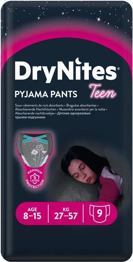 DryNites® 8-15 meisje 10 stuks