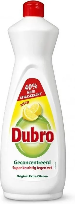 Dubro afwasmiddel extra citroen - 900 ml.