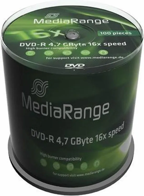 DVD-R 16x CB 4,7GB MediaR 100St