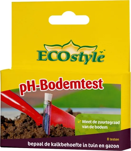 ECOstyle pH-Bodemtest - zuurgraadtest voor 8 tests