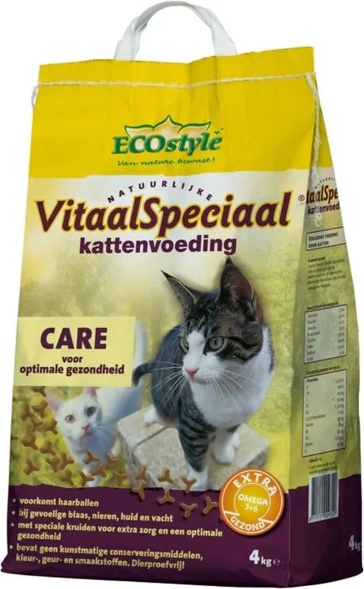 Ecostyle Vitaalspeciaal Care - Kattenvoer -  4 kg