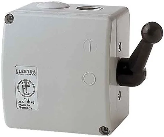 Elektra Tailfingen Omkeerbare Schakelaar TWG 32 Metrische Versie Belasting schakelaar