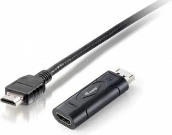 Equip 133438 kabeladapter/verloopstukje DisplayPort HDMI Zwart