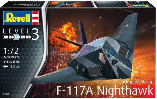 F-117A Nighthawk Stealth Fighter Revell schaal 172