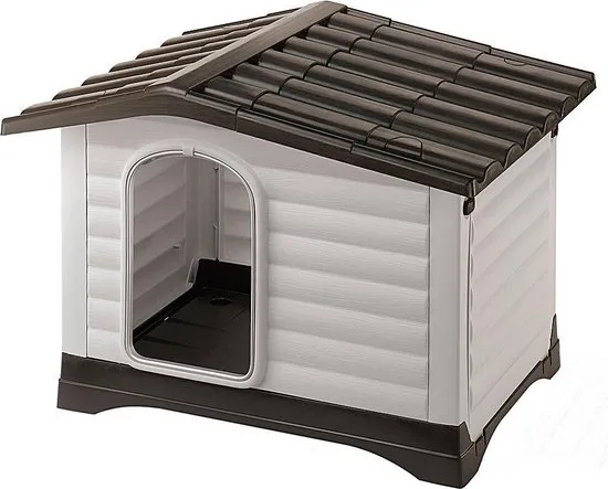 Ferplast Dogvilla 110 Hondenhok - Grijs - 111 x 84 x 79 cm