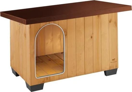 Ferplast Hondenhok Baita 80 102x70x65.5 cm bruin 87015000