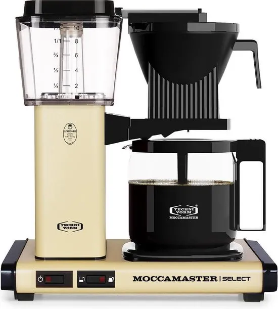 Filterkoffiemachine KBG Select, Pastel Yellow – Moccamaster