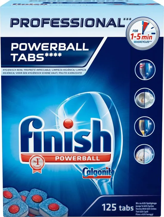 Finish Professional Powerball Tab 125 tabs