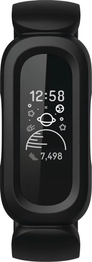 Fitbit Ace 3 Kids - Activity tracker - Zwart/Rood
