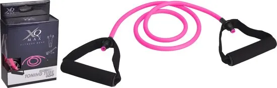 Fitness elastiek met handvat - Weerstandsbanden - XQ Sports - Elastiek - Sport artikelen - 120cm light
