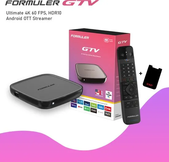 Formuler GTV – 4K IPTV + D'AZ® Kaarthouder