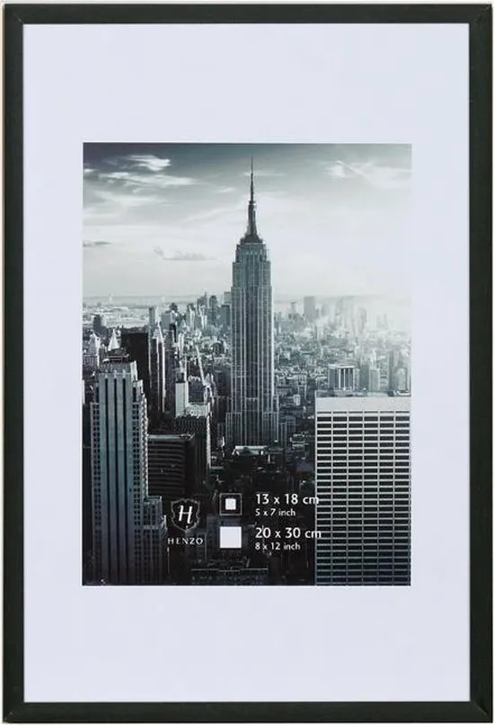 Fotolijst - Henzo - Manhattan - Fotomaat 20x30 - Zwart