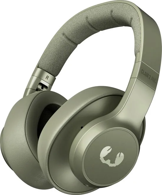 Fresh 'n Rebel - Clam 2 ANC - Draadloos - Over-ear draadloze koptelefoon met noise cancelling - Dried Green