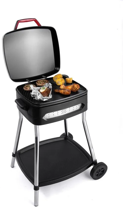 Fritel Elektrische Barbecue en Tafelgrill - 40x36 cm - Zwart