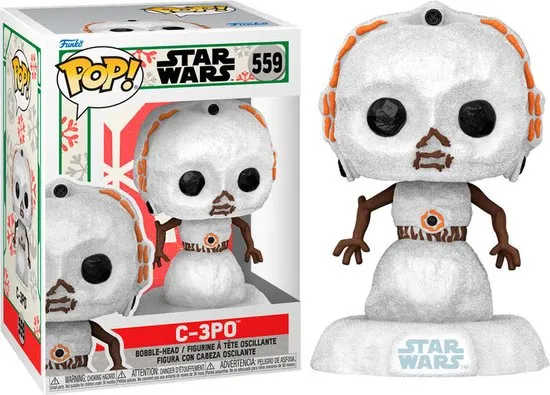 Funko POP Star Wars Holiday C-3PO #559 - Kerst cadeau geschenk