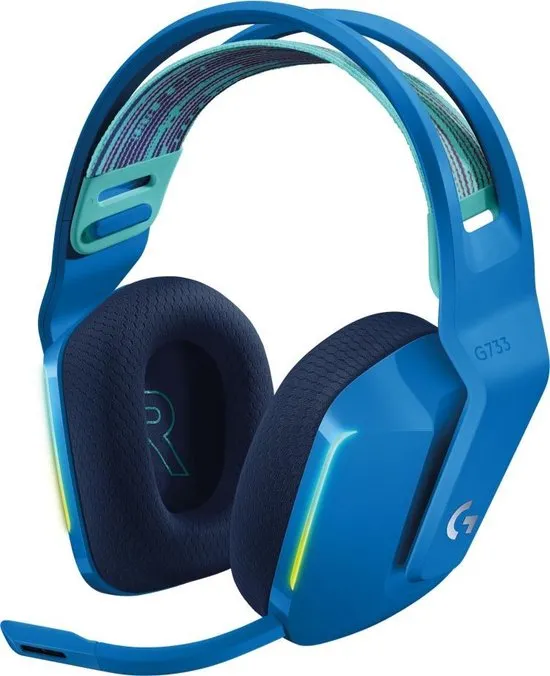 G733 LIGHTSPEED Wireless Gaming Headset / Blauw