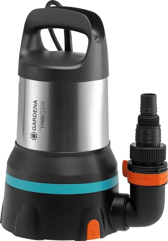 Gardena Dompelpomp 11000 Aquasensor 450 W Rvs Zilver/zwart